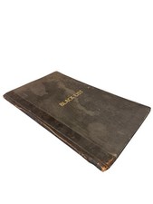 1910 I.O.O.F. Black List Ledger Hay Springs Nebraska Lodge No. 150 Odd Fellows picture