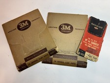Vintage Sandpaper Lot Black & Decker No.44 & 3M Imperial Flint 57 Sheets picture