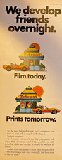 Magazine Advertisement 1972 Fotomat Film Today Prints Tomorrow picture
