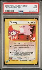 PSA 9 Chansey Reverse Holo #72 Expedition [US/UK/EU/CA] 72h Delivery picture