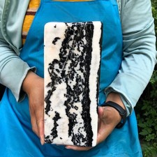 11.06LB Rare Natural Beautiful Zebra Stone Quartz Crystal Specimen Healing 2185 picture