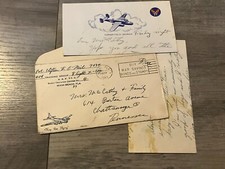 VTG WWII  envelope with Plane and Letterhead Turner Field picture