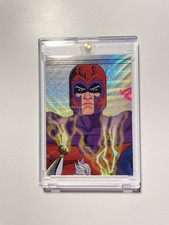 Topps Finest RARE 3/5 Magneto Marvel X-men ‘97 Da Nanana Naaa Wave Refractor picture