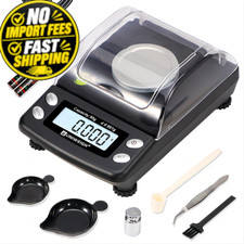 UNIWEIGH Digital Milligram scale accurate 0.001g/50g mg for powder Black picture
