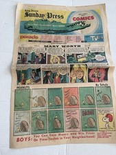 Long Island Sunday Press Comic Strip Newspaper Insert November 21 1971 Peanuts picture