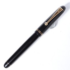 Pilot Custom 67 Discontinued 14K F Fine Fountain Pen Black Gold Late Model Used picture