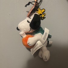 Peanuts + Starbucks NEW Snoopy Woodstock Pumpkin Key Chain Charm For Bag Or Keys picture
