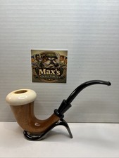 Vintage Gourd Calabash Estate Pipe Genuine Block Meerschaum Bowl Sherlock Holmes picture
