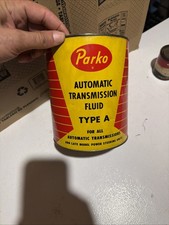 Parko ATF Quart Metal Oil Can Vintage, Detroit Michigan No Cover And Empty picture
