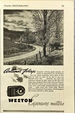 Weston Exposure Meters 