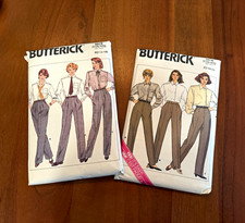 Vtg 1985 Butterick Pants Sewing Pattern Lot 6879 3474 Misses Size 12-14-16 Uncut picture