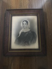 Clara James Wife of David Reeves. Antique Vintage Photograph picture