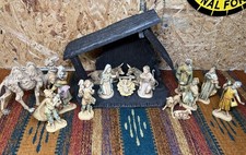 Lot Of 14 Vintage Fontanini Nativity Collection Depose Italy Mary Joseph Jesus picture