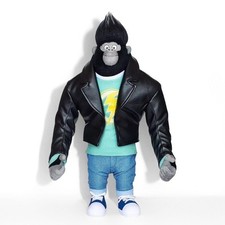 Sing 2 Singer Johnny Plush Toy - Cool Leather-Jacketed Cowboy Gorilla Plush Doll picture