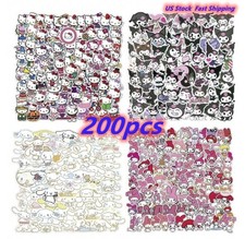 200Pcs Stickers Cartoon Anime Cinnamoroll Kuromi Stationery Set School Supplies picture