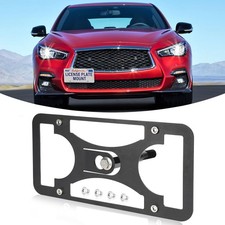 Eongee Front Bumper Tow Hook License Plate Mount Bracket Compatible Infiniti picture