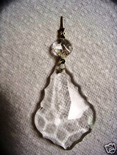 12  AAA 9%L EAD CUT CRYSTAL PRISM LAMP  XMAS CHANDELIER PARTS 2  