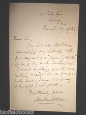 ALS  Hand Written Signed Letter (Henry) AUSTIN DOBSON - Author (1840-1921) 1921 picture