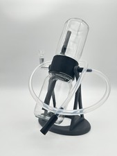 360 Rotating Gravity Bong/Hookah Water Pipe. Steel Grey/Black Edition picture