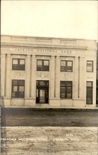 Jackson MN Jackson National Bank c1900s-10s Real Photo Vintage Postcard bhn picture
