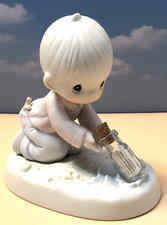 Precious Moments NOTE IN BOTTLE Sending You Oceans of Love Figurine 532010 w/Box picture