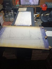1899 Plans Philadelphia & Reading Transportation Line Steam Tugboat P10 picture
