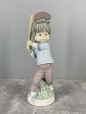 1978 Lladro Spain Sports Billy Baseball Figurine 9.5