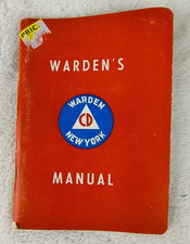 1950s Civil Defense Warden's Manual New York State Cold War  picture