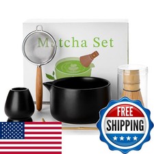 Jardin Tesoro 20OZ Matcha Whisk Set 5PCS Macha Bowl with Spout picture
