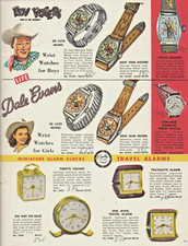 VTG 1954 GIFT CATALOG ROY ROGERS WATCH/TOASTERS/OSTER/DORMEYER/RONSON/CLOCKS+++ picture