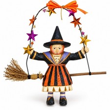 Rare Pam Schifferl Halloween Witch Broom Stars Midwest Cannon Falls Signed picture
