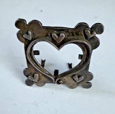 vintage miniature sterling picture frame erica courtney signed 28.9 grams jb5 picture
