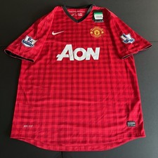 BNWT Authentic Original Nike Manchester United 2012/2103 Home Shirt Men XL (880) picture
