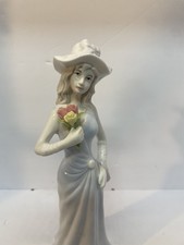 MTME Porcelain Figurine, Lady in Garden, a handcrafted sculpture picture