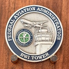 FAA BWI Airport Tower Maryland Crab Baltimore Aviation Challenge Coin  W#12 picture