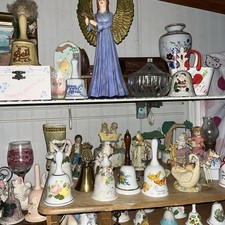 Vintage Enesco,Avon, Bone China ,Ceramic And Porcelain Bells picture