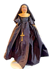 Antique 1940s Composition Catholic Nun Doll Original Habit Religious Vintage picture