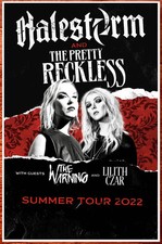 HALESTORM THE PRETTY RECKLESS Tour 2022 LILITH CZAR POSTER | FRAME & SIZE OPTION picture