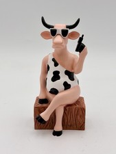 Cowparade - Call Me Now - Cow 7766 Figurine 2009 Sun Glasses Cell Phone LE GC picture