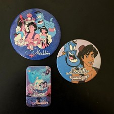 Disney's ALLADIN Pinback Button Lot (3). picture