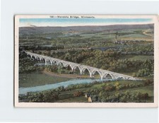 Postcard Mendota Bridge Minnesota USA picture