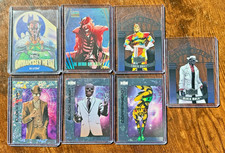 LOT (7) 2025 UD Skybox Metal Universe Batman Inserts Premium & Nemesis Parallels picture