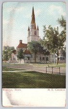 Winona, Minn. M. E. Church Postcard - Suhling & Koehn Co. Art Series picture
