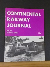 Continental Railway Journal #62 Summer 1985 Secondary Railways of Lower Silesia picture