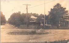 Wianno Massachusetts Street Scene RPPC 1923 Business District picture