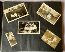 Early 1920s Snapshot Album 51 Original Photos Tennis Camping Jazz Age Fashion picture