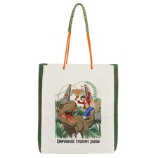 USJ One Piece x Jurassic World Tote Bag Luffy Tyrannosaurus picture