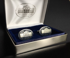 PRESIDENT GEORGE W BUSH -HEAD OF ADVANCE TEAM'S VIP CUFFLINKS- WHITE HOUSE-ISSUE picture