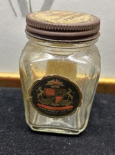 Vtg 1945 John Middleton Perique Blend Tobacco 2 Cent Tax Stamp Rare Glass Jar picture