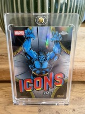 2026 Topps Chrome Marvel Beast Icons MI-16 Black /10 🔥 picture